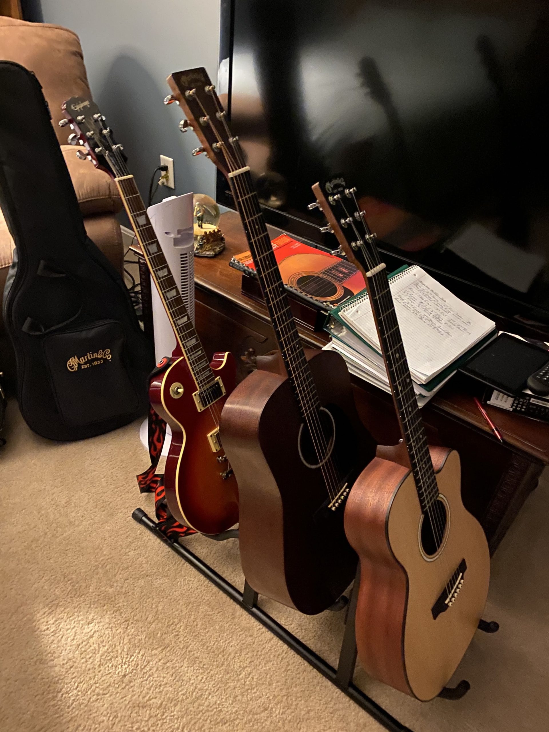 Parkinson's Disease and Music - Photo of my guitars