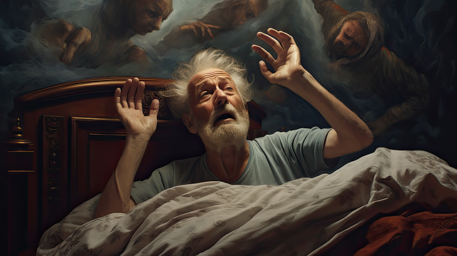 Parkinson's Sleep Issues - Photo of man with Insomnia