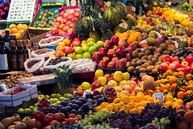 Parkinson's Nutrition - Photo of a Moroccan Market to show Mediterranean Diet